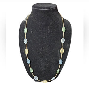 Avenue Multicolor Gold Beaded Necklac